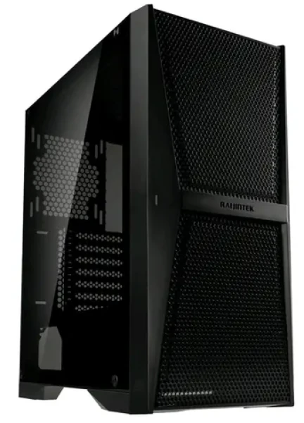 RAIJINTEK Silenos MS černá / ATX / 2x USB 3.0 + 1x USB-C / bez zdroje / průhledná bočnice (0R20B00204)