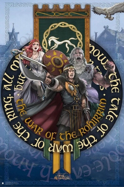 Pán prstenů Plakát Maxi The War of the Ring 91,5 x 61 cm