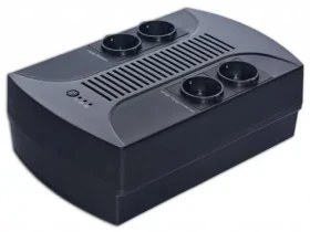 Eurocase EA200plus 650VA / Záložní zdroj UPS / Line-interactive / 390W / 4x zásuvka / sinus (EA200PLUS-650VA-EVO)
