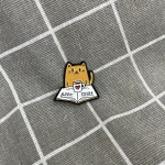 Pinarna.cz Hnědá kočička s knihou a kafíčkem