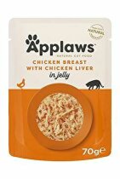 Applaws Cat kapsa Adult Jelly kuřecí prsa s játry 70g