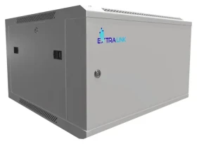 Extralink Nástěnný rozvaděč 6U 600x600 šedá / Rozvaděč / Celokovové dveře / Nosnost 60 kg (EX.13001)