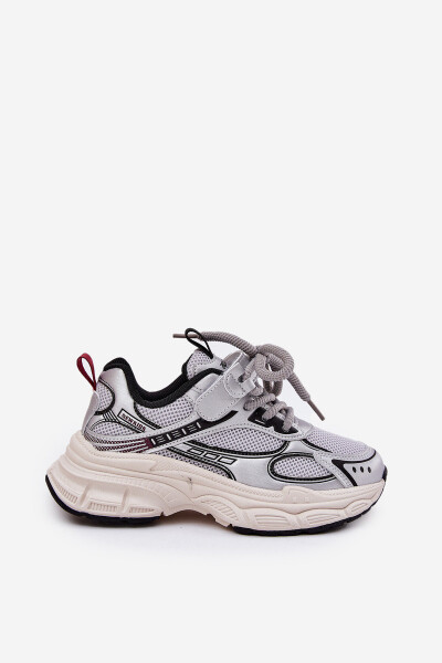 Dětské Tenisky Na Tlusté Podešvi Stříbrné Xairana 32