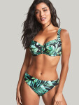 Dámská plavková podprsenka SW1642 Bali Full Cup Bikini zelené s listy - Panache 90JJ
