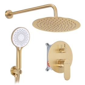 REA - Podomítková sprchová sada Drop Brush Copper + BOX REA-P9671
