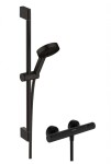 HANSGROHE - Pulsify Select S Sprchový set s termostatem, 3 proudy, EcoSmart, matná černá 24272670