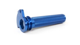 Rukojeť plynu pasuje na Yamaha,Suzuki, Fantic 2T modrá modrá