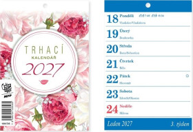 Kalendář 2027 A6 Trhací