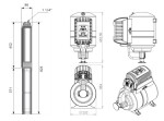 Sestava V4P 1316-2W, 1x230V, kabel 30m, jednotka FlyVar IMMP 1.8