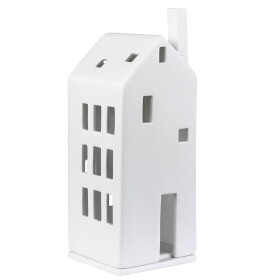 Räder Porcelánový svícen domeček Large Door, bílá barva, porcelán