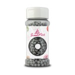 SweetArt cukrové perly stříbrné matné 5 mm (80 g)
