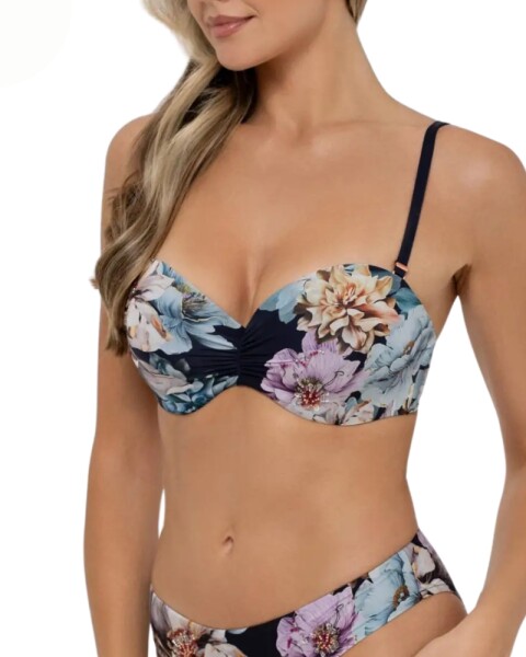 Dámské plavky MARC and ANDRÉ L2505-Y-962 Midnight Bloom podprsenka bandeau