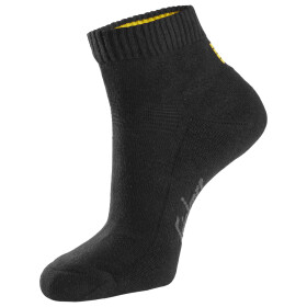Snickers Workwear Nízké bavlněné ponožky, trojbalení Velikost: 45-48, Černá