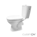 CERSANIT - WC KOMBI 613 ARTECO 010 3/5 NEW CLEANON + DUROPLAST SEDÁTKO SOFTCLOSE K667-052