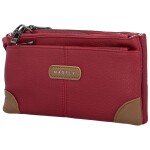 Stylová dámská koženková crossbody kabelka MaxFly Gimalli, tmavě červená