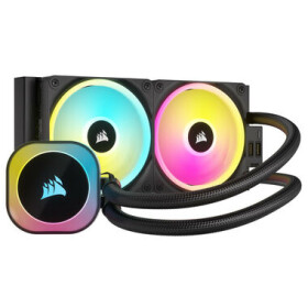 Corsair iCUE LINK H100i RGB černá / 2x 120mm / 37 dB / 480-2400RPM / 63.1CFM / Intel + AMD (CW-9061001-WW)