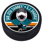 Mustang Puk San Jose Sharks NHL Sharkie Mascot Textured Puck
