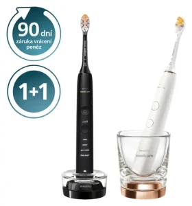Philips Sonicare DiamondClean 9000 HX9914/69 černá / Elektrický zubní kartáček / 62 000 pohybů/min / Bluetooth 4.0 (HX9914/69)