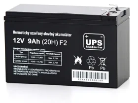 FIAMM UPS baterie 12V 9Ah F2 / Baterie pro UPS / 12V / 9Ah / F2 / AGM (14553)