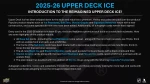 Hokejové karty NHL 2025-26 Upper Deck Ice Hockey Hobby Box