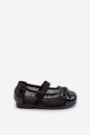 Dětské baletky S Mašlí Černé Jellema 19