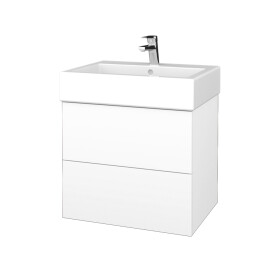 Dřevojas - Koupelnová skříňka VARIANTE SZZ2 60 pro umyvadlo Duravit Vero - N01 Bílá lesk / M01 Bílá mat 266011