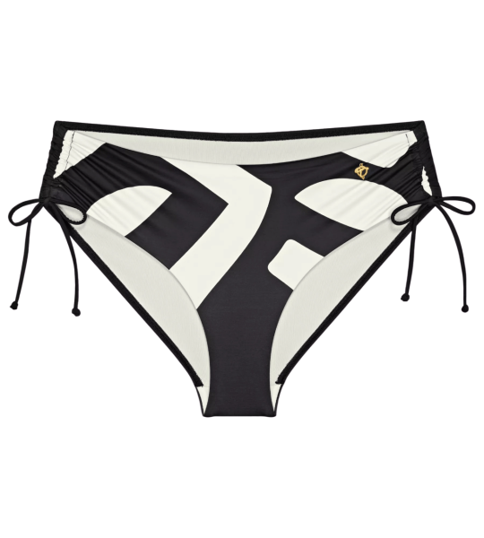 Dámské plavkové kalhotky Summer Allure Midi X - WHITE - černobílé M016 - TRIUMPH WHITE 38