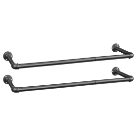 Věšák, kov, černá, AUV-E1067 BK