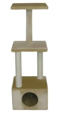CAT-GATO Škrabadlo Dora 94 cm / Sisal, plyš / Béžová / Pro kočky (324497)