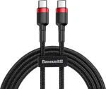 Baseus CATKLF-H91 kabel USB-C na USB-C černo-červená / 2 m (CATKLF-H91)