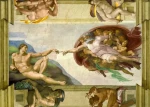 ENJOY Puzzle Michelangelo Buonarroti: Stvoření Adama