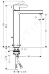 HANSGROHE - Metris S Umyvadlová baterie s výpustí, chrom 31022000