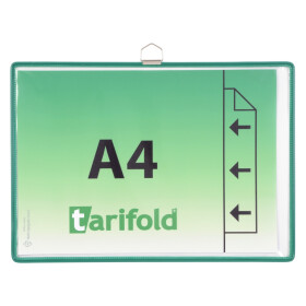 Djois rámeček s kapsou a očkem, A4, otevřený bokem, zelený, 5 ks