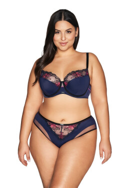 Polovyztužená dámská podprsenka semi soft Ava 2119 Navy Blue tmavě modrá 70G