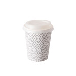 Papírové kelímky s víčkem 8 ks, bio 240 ml Duni Papírové kelímky s víčkem 8 ks, bio 240 ml Duni