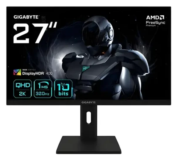27" GIGABYTE G27Q3 černá / SS-IPS / 2560x1440 / 16:9 / 320Hz / 1ms / 350cd-m2 / 2x HDMI + DP / VESA (G27Q3 EK)