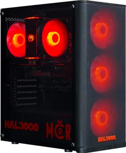 HAL3000 MČR Finale Elite černá / AMD Ryzen 7 7700 3.8GHz / 32GB / RX 9060 XT 16GB / 1TB SSD / Wi-Fi / W11H (PCHS2736)