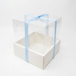 Cake Star Cake Star Box na dort s průhledným víkem (28 x 28 x 31 cm)