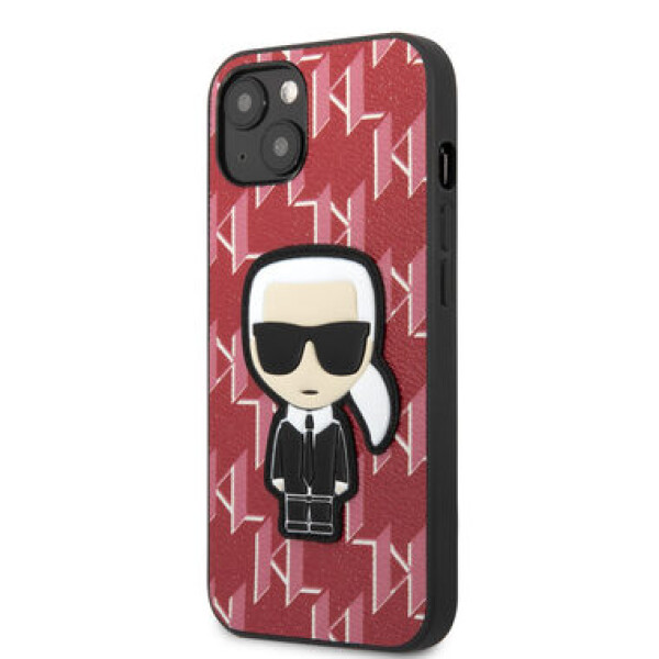 Pouzdro Karl Lagerfeld Monogram Ikonik iPhone 13 mini Red