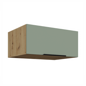 Horní skříňka Aria 80 NAGU-36 1F Barva korpusu: Dub artisan, Barva dvířek: SA - Aquamarine AFM