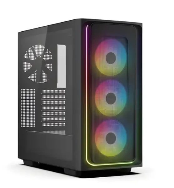 Deepcool CG540 Mesh černá / Skříň / E-ATX / 3x 120 mm + 1x 140 mm / 2x USB 3.0 / průhledná bočnice / bez zdroje (R-CG540-BKAGE4-E-2)