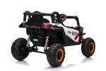 Mamido Elektrické autíčko Buggy Madman bílé | UTV-MX 4x4 | EVA kola | 12V 10Ah | EKO kůže