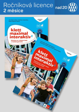 Klett Maximal int. 2 – digitální licence - uč. s ps – ročníková &gt;20 žáků (2 měsíce)