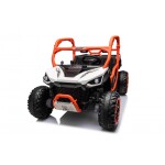 Mamido Dětské elektrické autíčko Farmer Truck UTV Racing 4x4 24V bílé