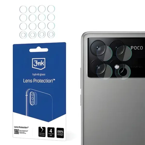 3mk Lens Protection / Sklo na fotoaparát / Poco M6 Pro 4G
