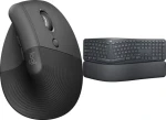 Logitech Lift Graphite + Ergo K860 / Klávesnice + myš / ergonomická / bezdrátová