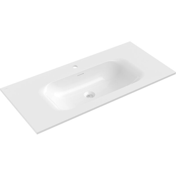MEXEN - Vela umyvadlo zapuštěné do desky 101 x 46,5, bílá lesk 25231000