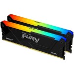 Kingston FURY Beast RGB 32GB (2x16GB) DDR4 3200MHz 1Gx8 / CL16 / DIMM / XMP (KF432C16BB12AK2/32)