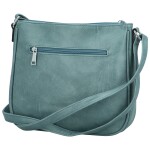 Trendy dámská koženková crossbody kabelka Samira, džínově modrá