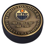 Fanatics Puk Edmonton Oilers NHL Stanley Cup Champions Medallion Collection